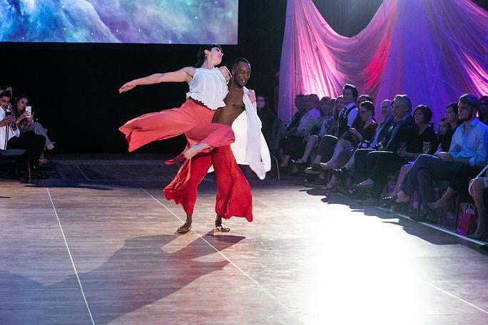 Dancers at the Ecolution Fashion Gala
