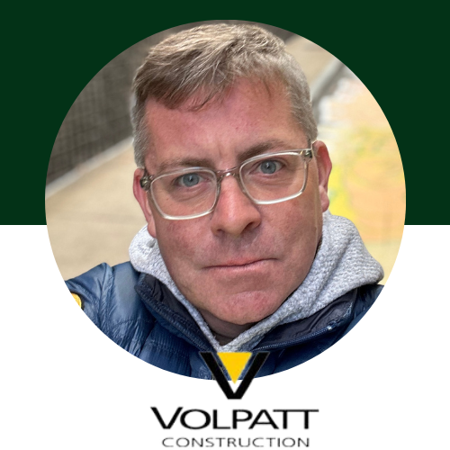 Michael Volpatt, Vice President of Marketing and Innovation at Volpatt Construction - Building for Sustainability Panelist