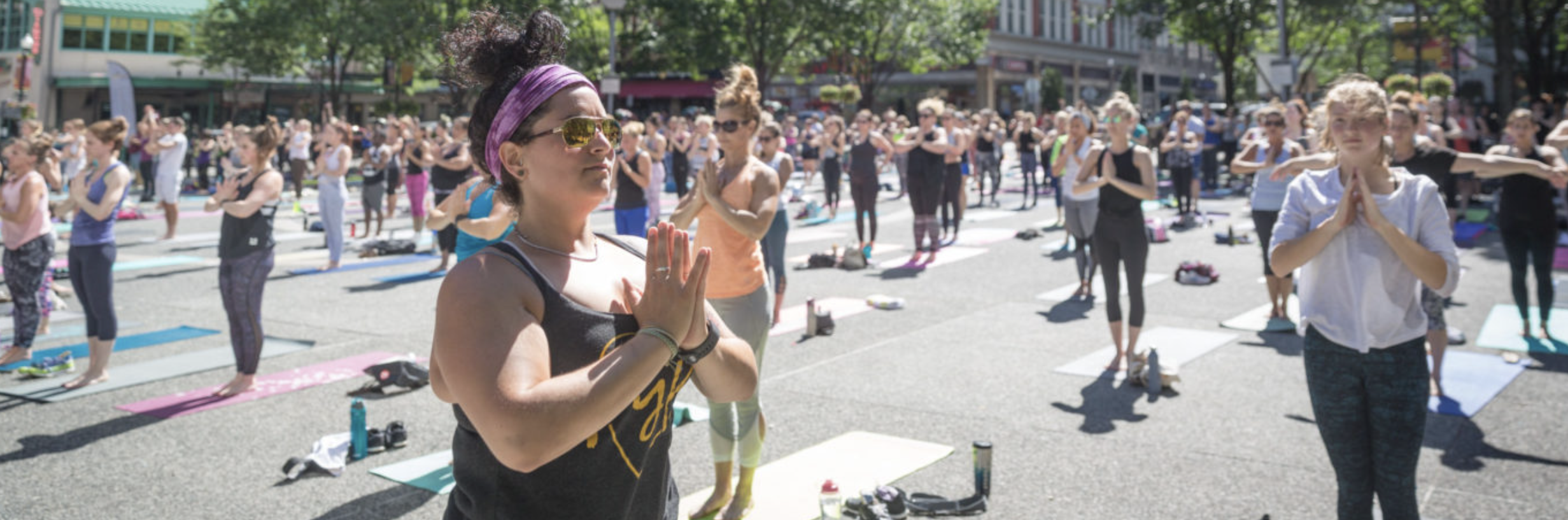 Yoga in the Square
