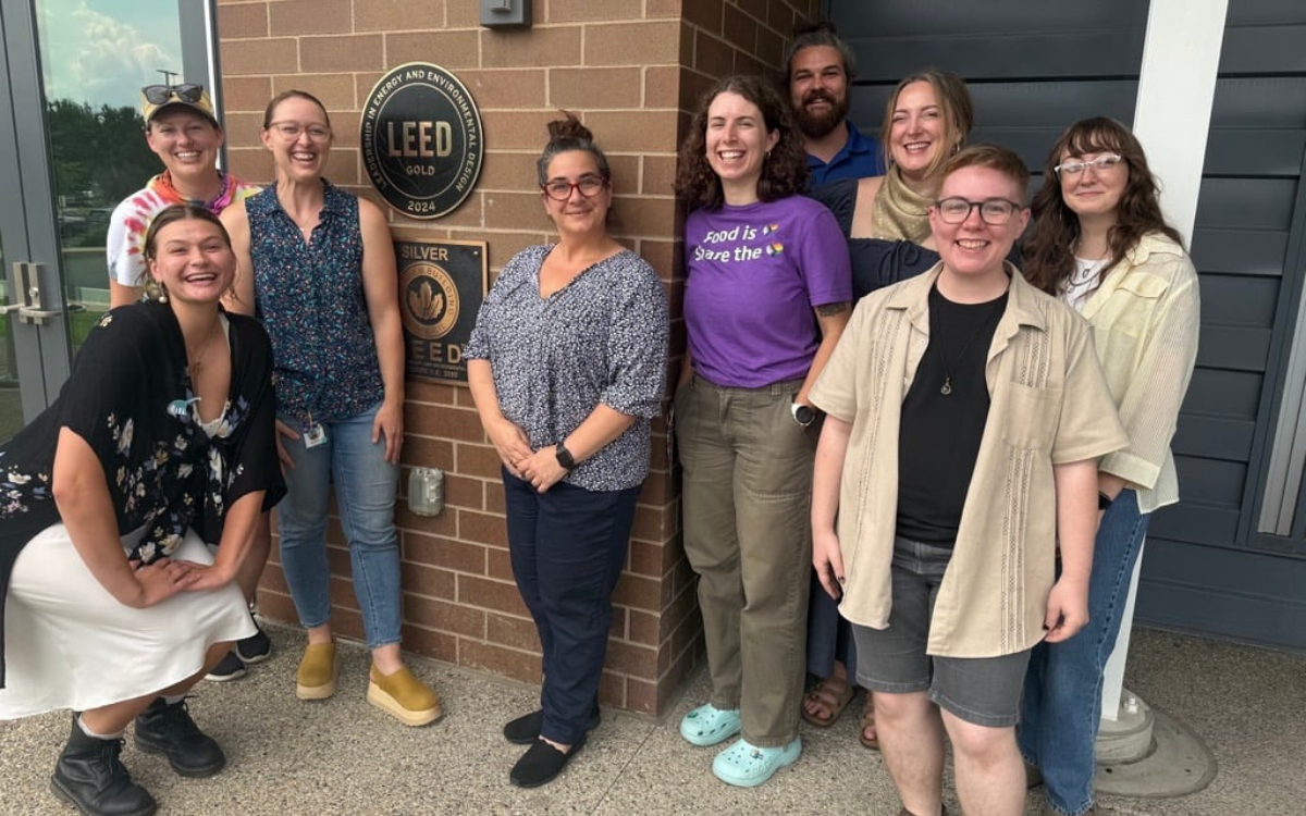 Food for Thought LEED team Greater Pittsburgh Community Food Bank volunteers