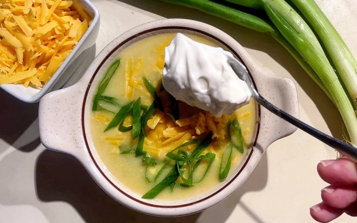 Vegan and gluten-free Potato Leek Soup Green Voice Pittsburgh Earth Day