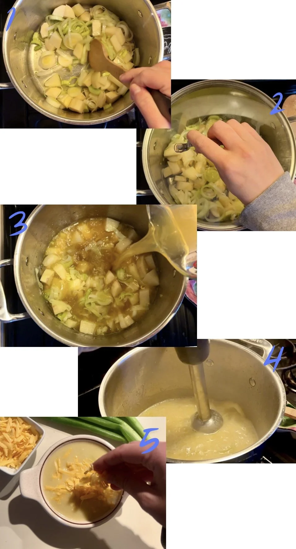 How to make vegan and gluten-free creamy potato leek soup