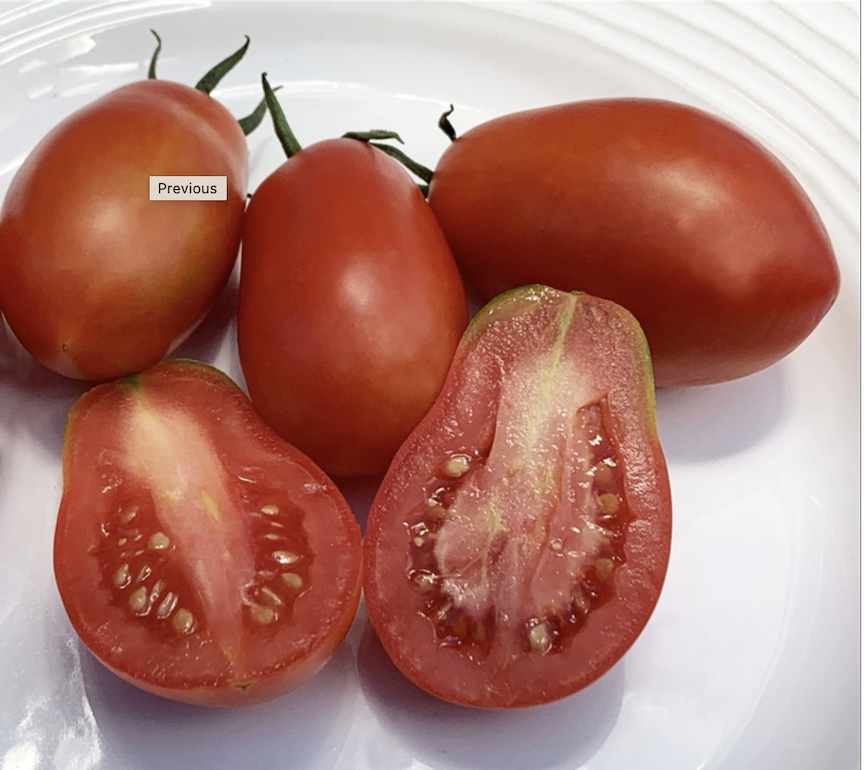 Aker’s Plum is an heirloom tomato offered by Tomatofest. It’s a tomato which was grown by the late Carl Aker of Monroeville.