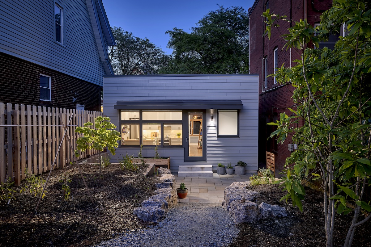 Exterior and Interior photography of the Passive House in Wilkinsburg, PA