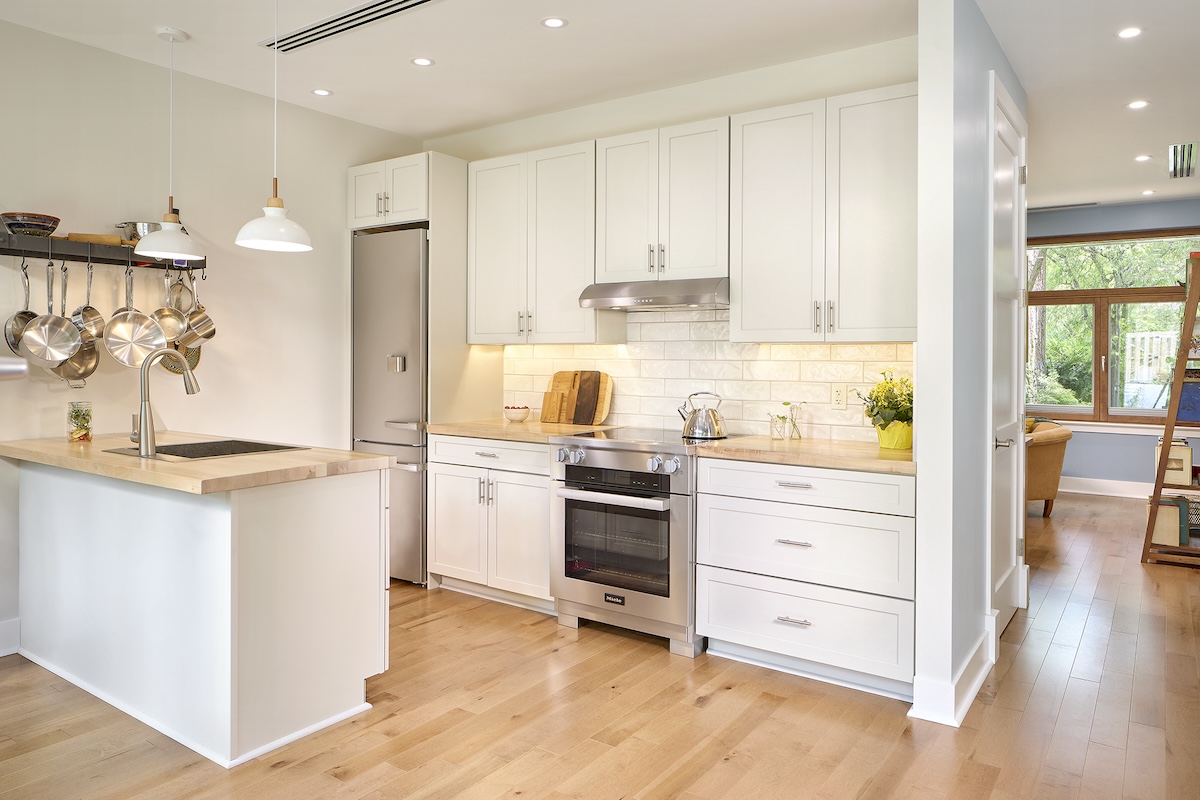 Interior photography of the Passive House in Wilkinsburg, PA