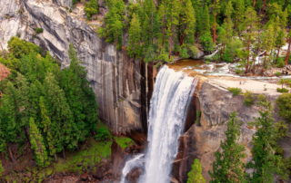 Majestic Vernal Fall in Yosemite National Park Pittsburgh Earth Day sq