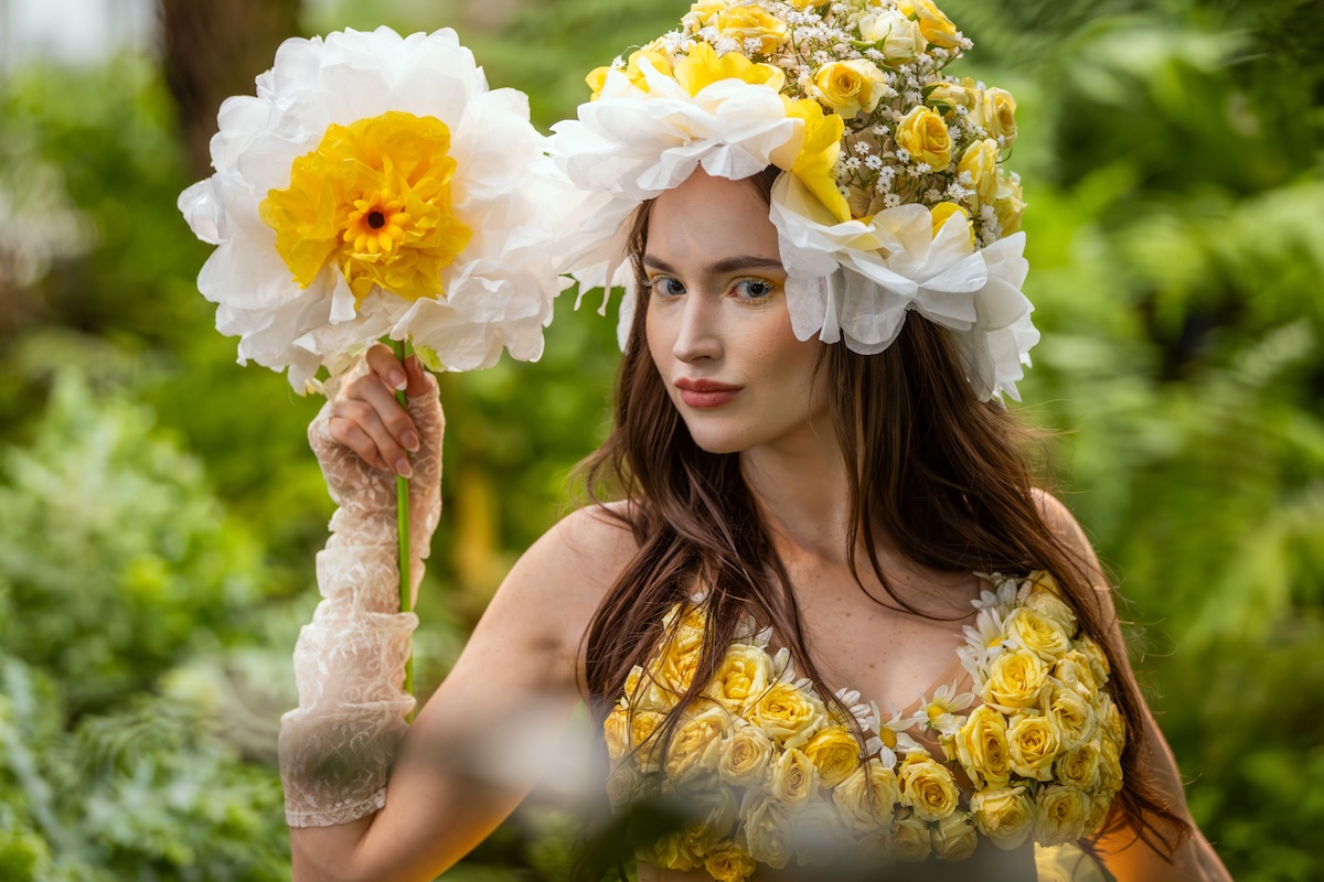 Model Ava Bialon (Miss Pennsylvania) in a Designer by Patty Gallagher - Elan Mizrahi Photography