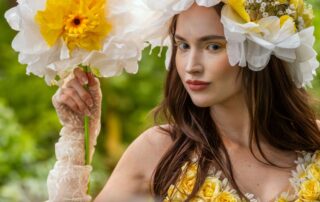 Model Ava Bialon (Miss Pennsylvania) in a Designer by Patty Gallagher - Elan Mizrahi Photography