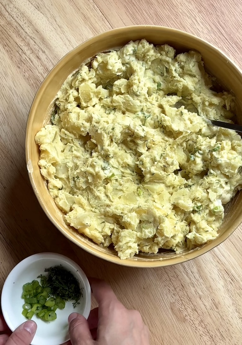 Herbs Vegan and Gluten Free Potato Salad