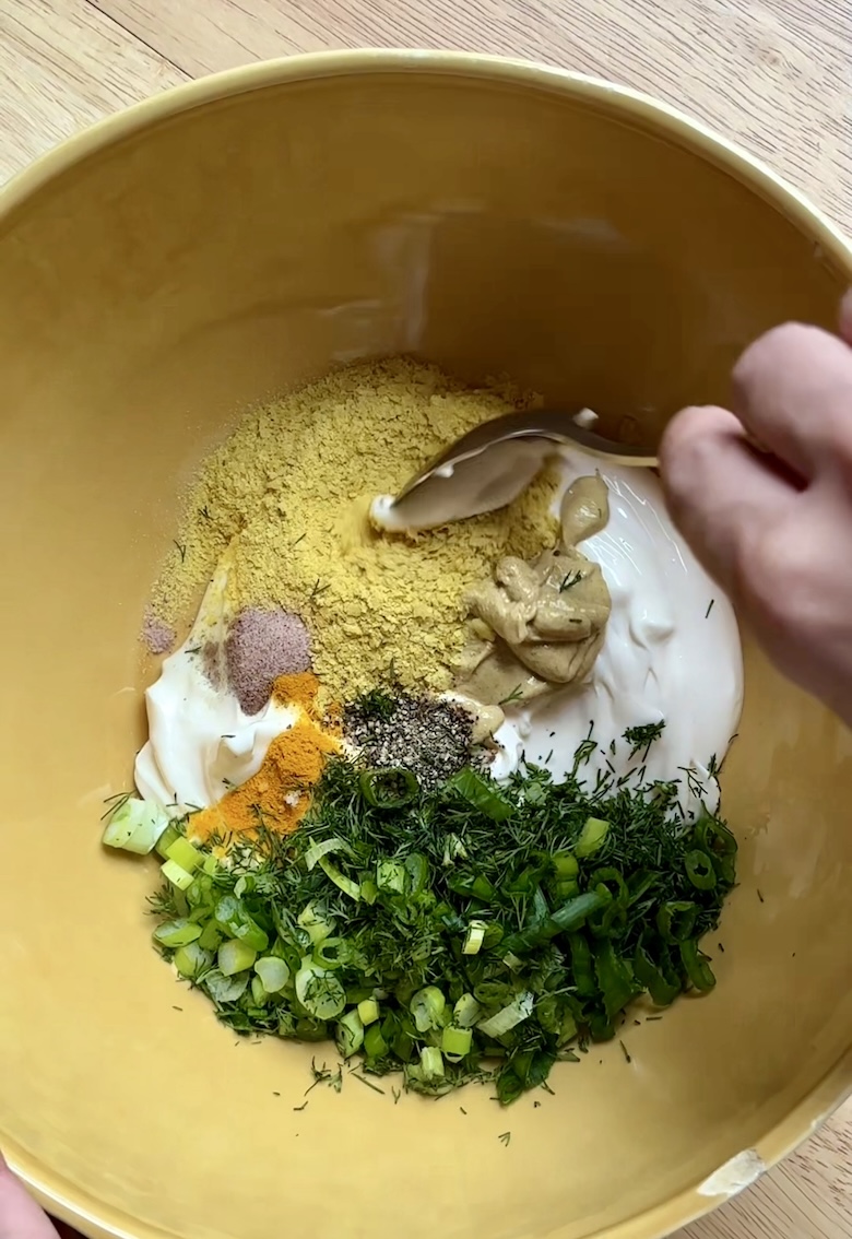 Seasonings Vegan and Gluten Free Potato Salad