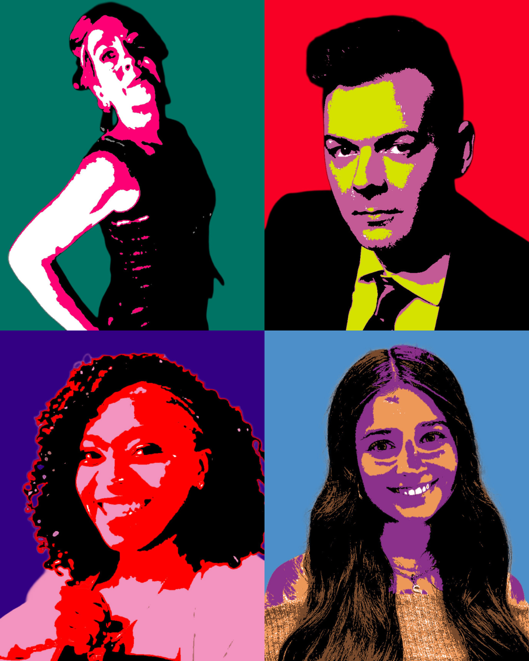 Ecolution Fashion Designers Photographed in a Grid Style