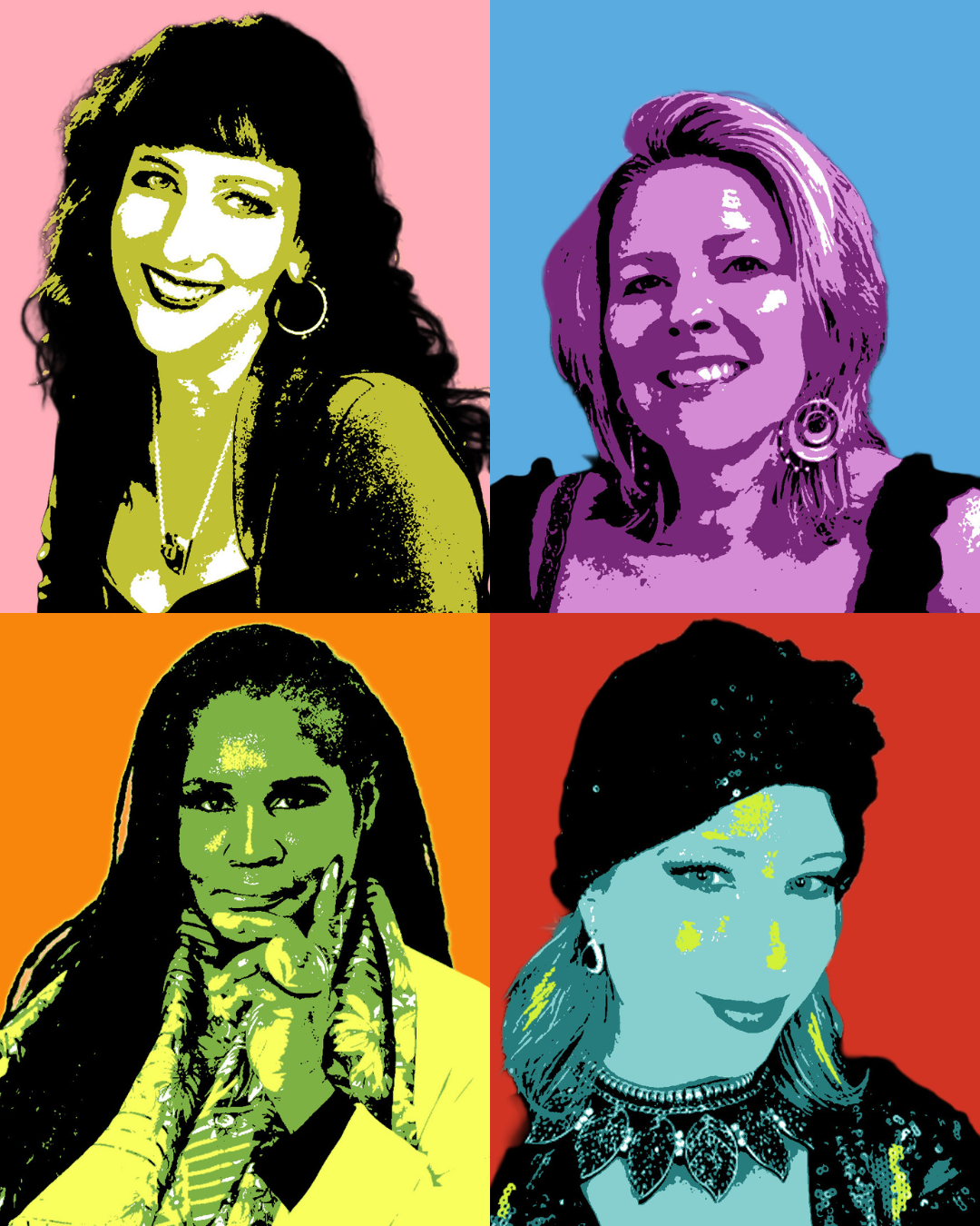 Ecolution Fashion Designers Photographed in a Grid Style