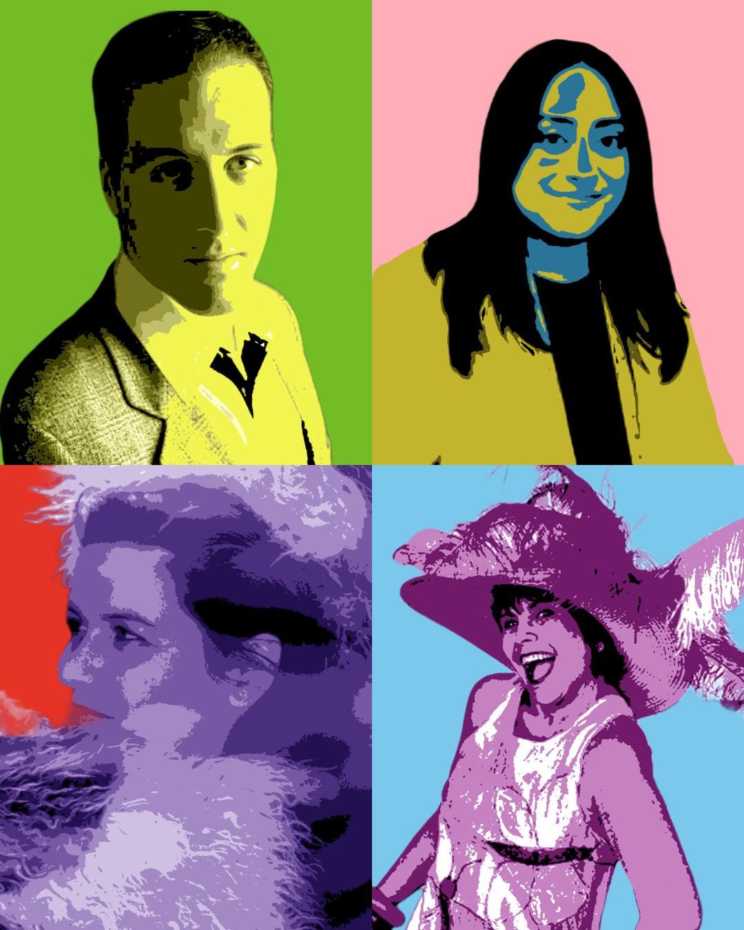 Ecolution Fashion Designers Photographed in a Grid Style